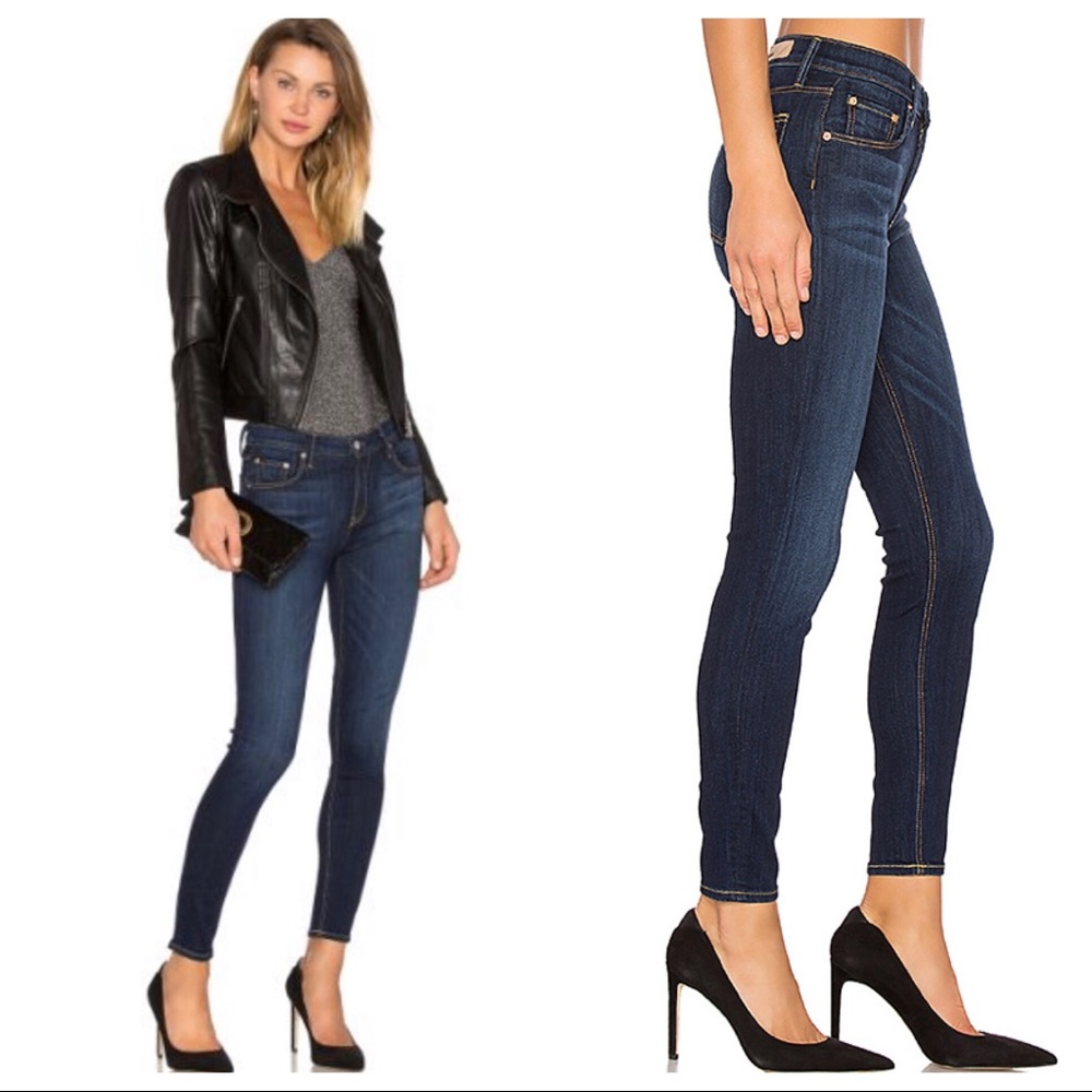 🥂SOLD GRLFRND Candice Dark Wash Skinny Jeans - Picture 1 of 8